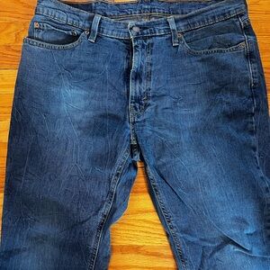 Levi's Men's Deep Blue Relaxed Jeans